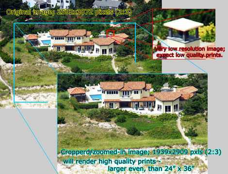 Aerial pictures' Cropping and Resolution sample 2